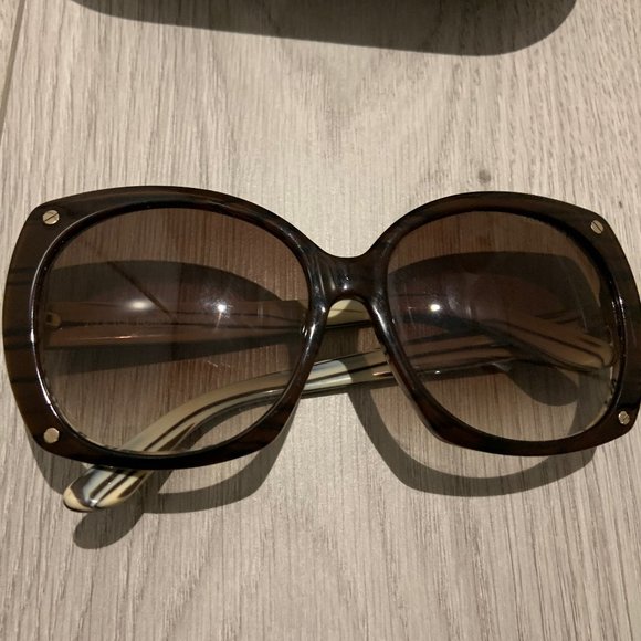 TOM FORD TF 362 Gabriella Brown/White Sunglasses - Picture 1 of 7